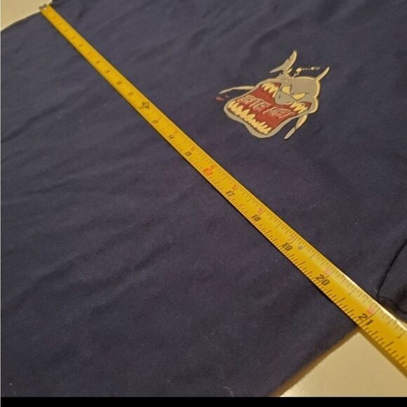 L VINTAGE El Salvador Hanes Bite Me SHARK POHNPEI 42 44 GRAPHIC TSHIRT Large - Picture 3 of 6